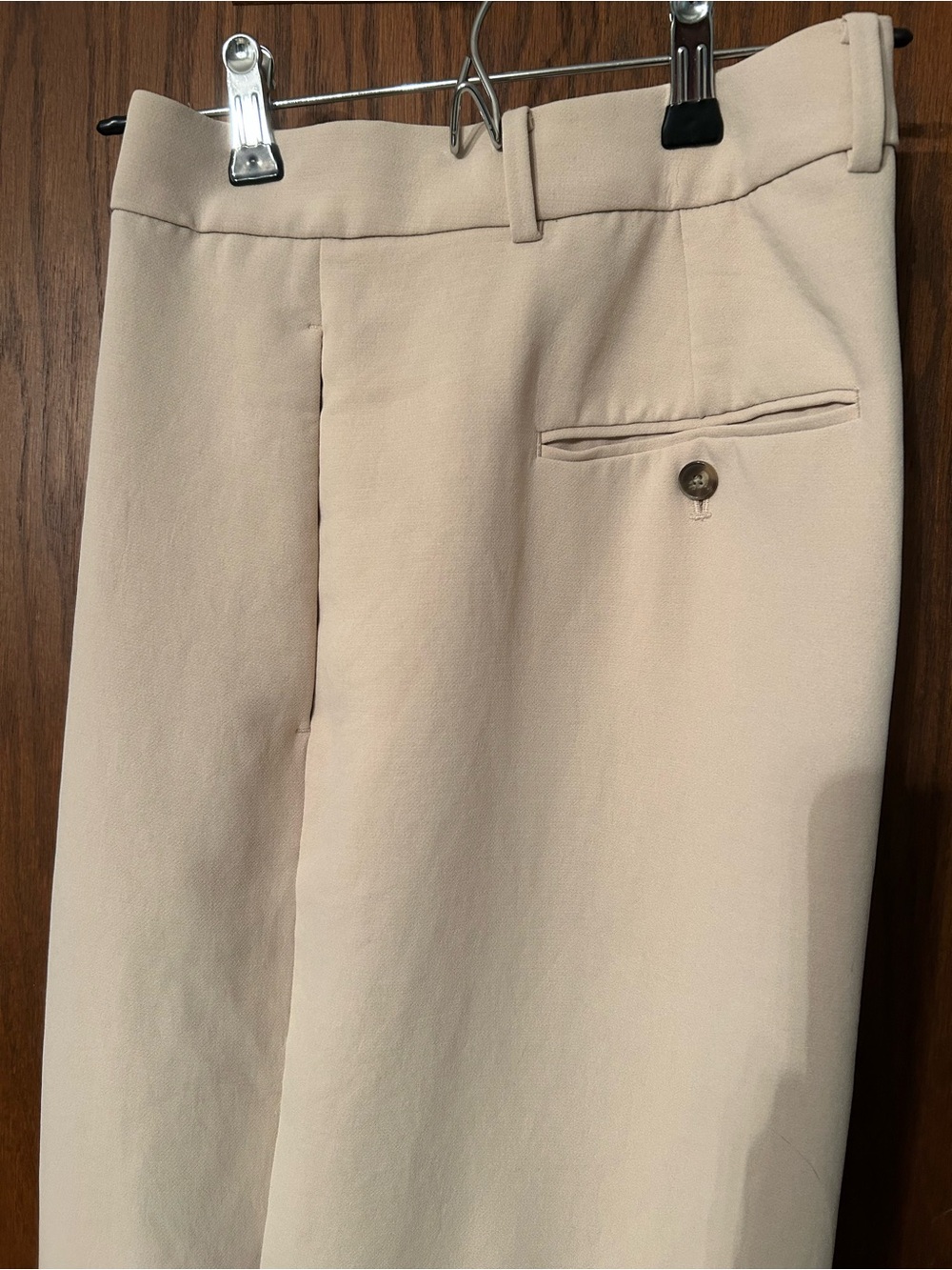 Women’s Classic Dress Pants in Light Beige
